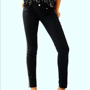 Lilly Pulitzer NWT sateen Worth skinny jeans sz 12